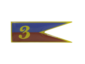 Proporczyk na beret 3 Zamojski Batalion Zmechanizowany