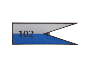 Proporczyk na beret 102 Batalion Ochrony